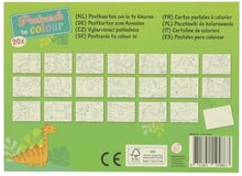 Wins Postkaarten om te Kleuren - Dinosaurus | Speel je Wijs