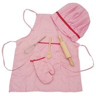 Playwood Kookgerei met Schort en Koksmuts | Speel je Wijs