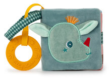 Lilliputiens Stoffen Knisper boekje met Bijtring - Joe | Speel je Wijs