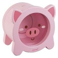 Janod houten Spaarpot - Varken  | Speel je Wijs