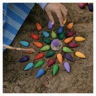 Grapat Mandala Regenboog Sneeuwvlokken| Speel je Wijs