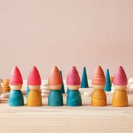 Grapat houten Kabouterset - Nins &amp; Tomten | Speel je Wijs