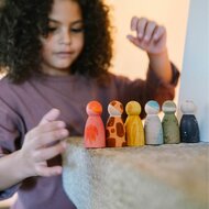 Grapat houten Speelset - The Animal Crew  | Speel je Wijs