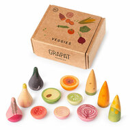 Grapat houten Speelset - Veggies | Speel je Wijs