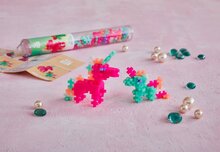 Plus Plus Pearl Unicorns  100 stuks - Tube | Speel je Wijs