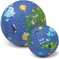 Little L Rubber Bal - World Large 18cm | Speel je wijs