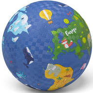 Little L Rubber Bal - World Large 18cm | Speel je wijs