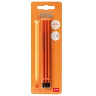 Legami Refills/ Navulling Uitwisbare/ Erasable Gelpen - Oranje | Speel je Wijs