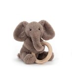 Jellycat bijtring en rammelaar shooshu elephant