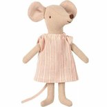 Maileg- Grote zus muis 13cm in lucifersdoosje