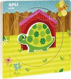 Apli-Laagpuzzel Schildpad