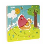 Apli-Laagpuzzel Hen