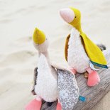 Moulin Roty-Kleine Knuffel Grijze Gans