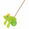 Goki Houten duwfiguur - Kikker Koning  | Speel je Wijs