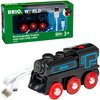 Brio Oplaadbare locomotief met mini USB kabel  | Speel je Wijs