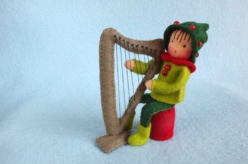 Atelier Pippilotta Mini Orkest - Harpspeler