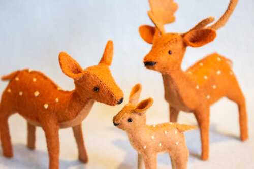 Atelier Pippilotta Hertenfamilie