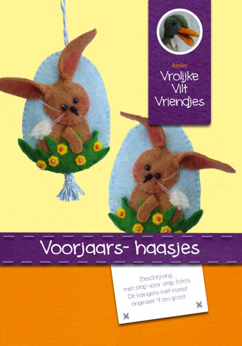 Atelier Vrolijke Viltvriendjes - Voorjaars  Haasjes