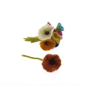 Vilten Bloem 12cm