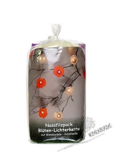 Naaldviltpakket Bloemen Lichtslinger (Compleet)