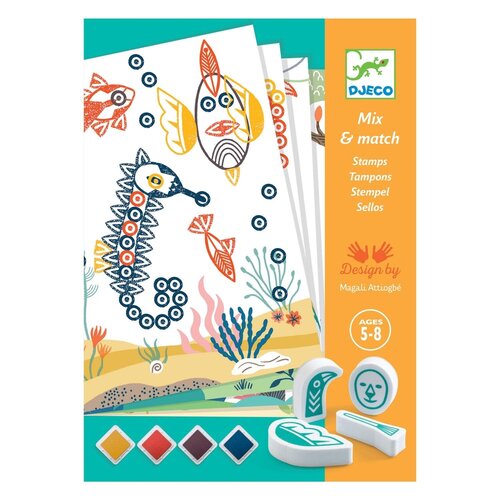 Djeco Stempelen Mix & Match - Surprising Animals 5-8jr