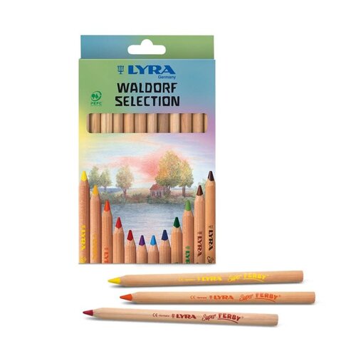 Lyra Super Ferby Waldorf assortiment lang 12 stuks