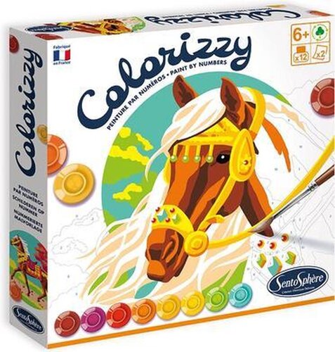Colorizzy Schilder op Nummer Paard 6+