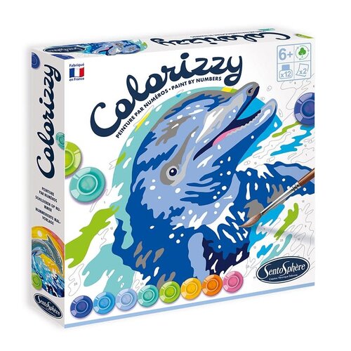 Colorizzy Schilder op Nummer Dolfijn 6+