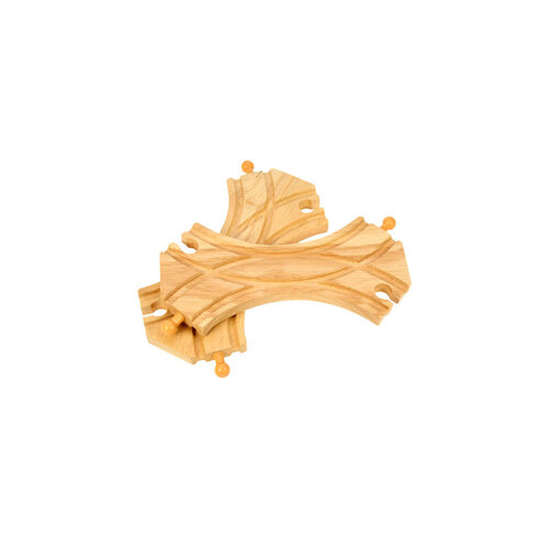 Bigjigs Rail | Twee Dubbel Gebogen Wissels