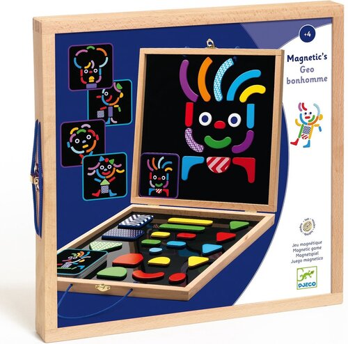 Djeco Magnétic | Magneetkoffer Geobonhomme 4+