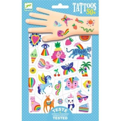 Djeco-Tattoos Regenboog