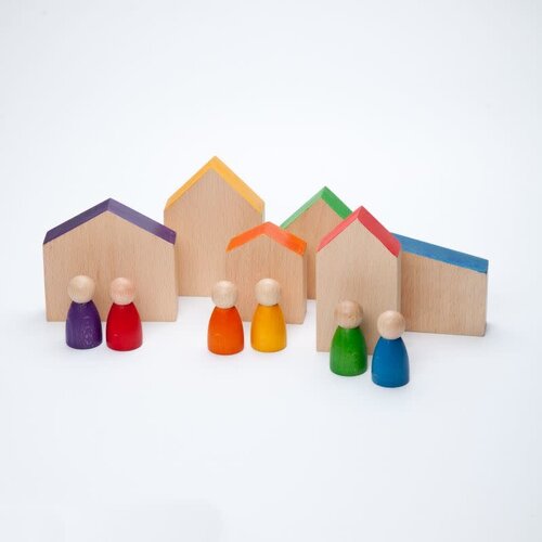 Grapat Houten Huisjes en Nins