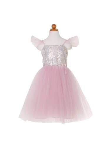 Great Pretenders Roze prinsessen jurk met pailletten 7-8 jr.