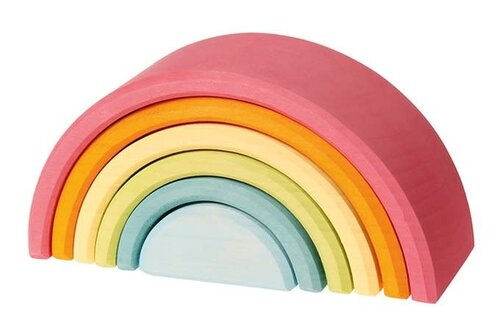 Grimm's houten Regenboog Pastel Middel