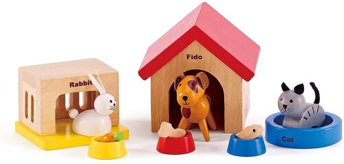 Hape-Poppenhuis Huisdieren