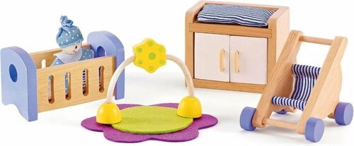 Hape-Babykamer voor poppenhuis