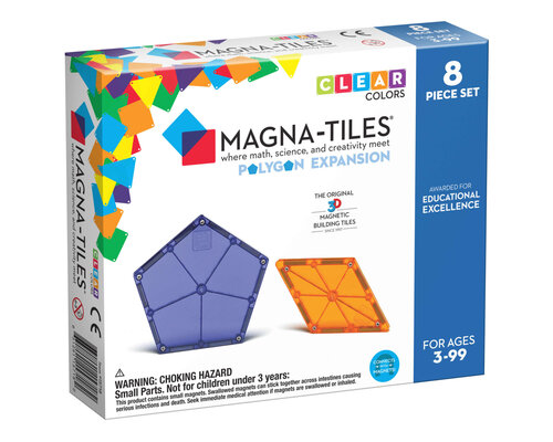 MagnaTiles Polygons 8 stuks uitbreidingsset