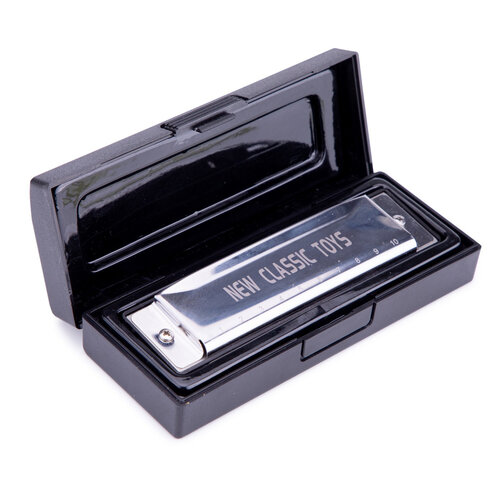 New  Classic Toys-Mondharmonica metaal 10 gaten
