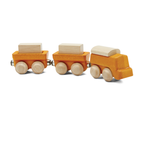 Plan Toys Cargo Train Oranje