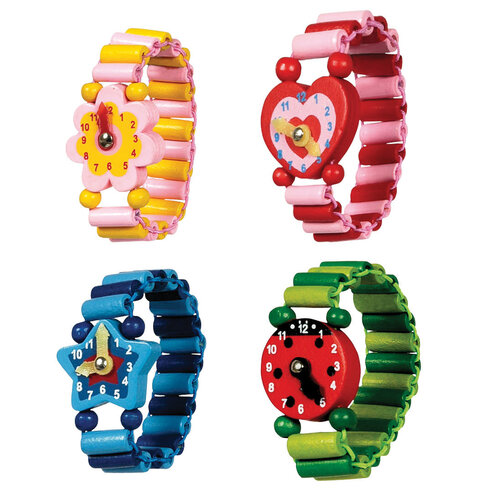 Houten horloge