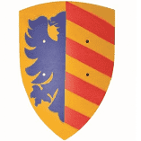 VAH-Schild Lancelot  blauw/ geel / 176