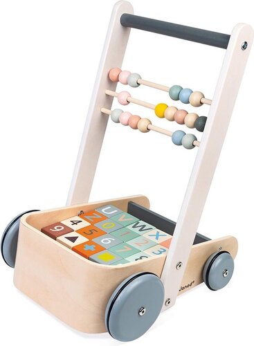Janod Sweet Cocoon Loopwagen Blokken ABC 1+