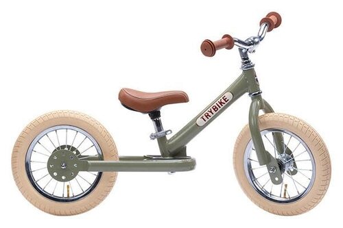 Trybike Loopfiets | Tweewieler Vintage Green Mat
