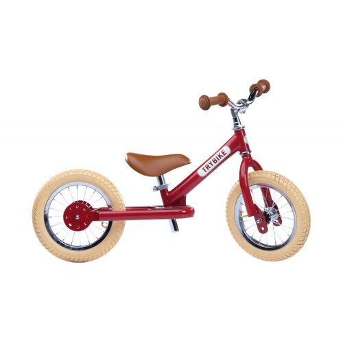 Trybike Loopfiets | Tweewieler Vintage Red Mat