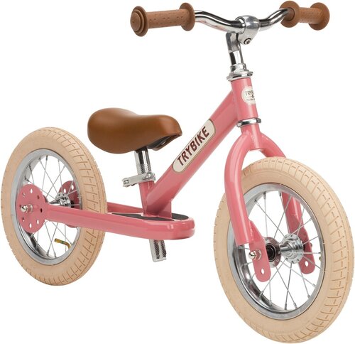 Trybike Loopfiets | Tweewieler Vintage Pink