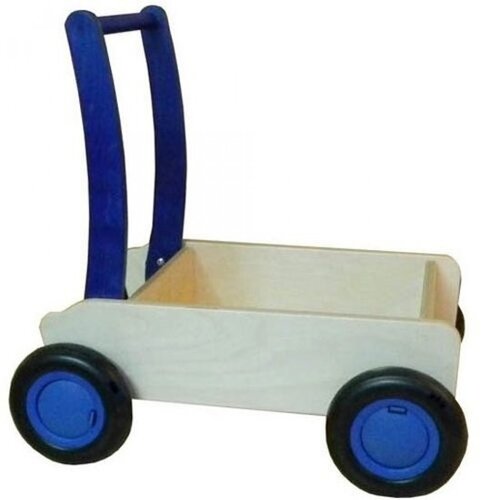 Stoere loopwagen blauw