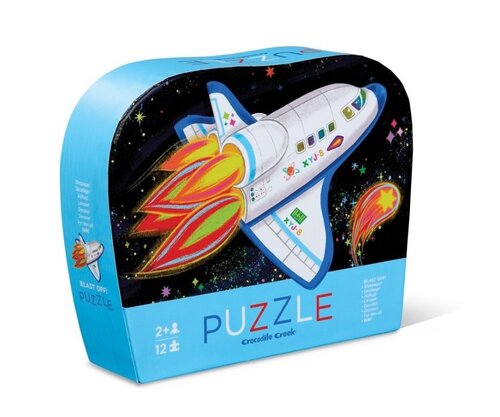 Puzzel Raket 2+/ 12 Stukjes