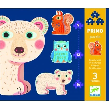 Djeco Primo Puzzel | In het bos 2+