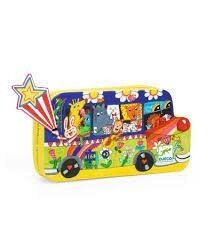 Djeco Puzzel The rainbow Bus 16st 3+