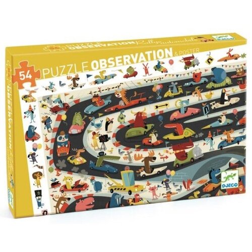 Djeco Observatiepuzzel Rally 4+